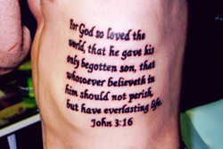 Text & Verse Tattoos